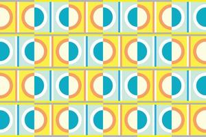 Print vector circle tile geometric pattern background