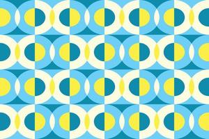 Print vector circle tile geometric pattern background