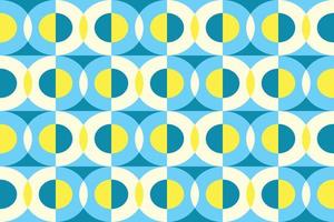 Print vector circle tile geometric pattern background