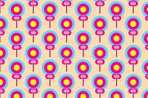 Print vector sweet lollipop seamless pattern background