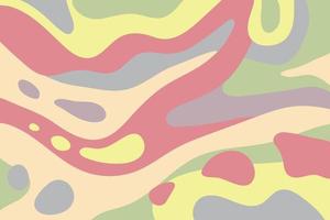 Pastel abstract wavy vector background