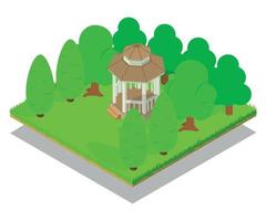 Oratory concept banner, isometric style vector