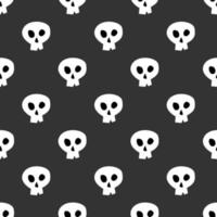 Skull seamless pattern. Suitable to place as background, backdrop, wallpaper, etc. Free Vector