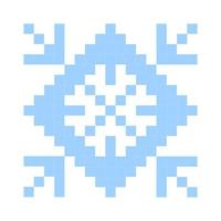 the symbolism of the Belarusian ornament, the symbol of the child vector