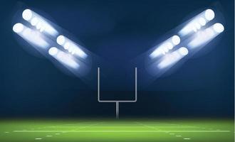 American football gate concept background, realistic style vector