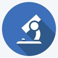 Icon Research. suitable for Startup symbol. long shadow style. simple design editable. design template vector. simple illustration vector