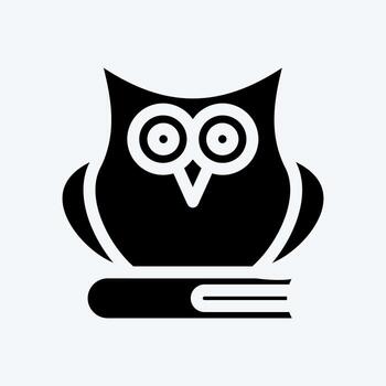 Icon Knowledge. suitable for Startup symbol. glyph style. simple design editable. design template vector. simple illustration vector