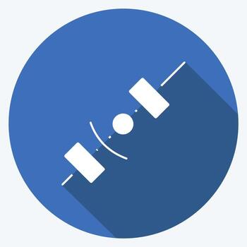 Icon Yakitori. suitable for Japanese symbol. long shadow style. simple design editable. design template vector. simple illustration vector