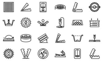 75 Trap icons, SVG and PNG