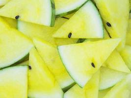 Background of Yellow Watermelon photo