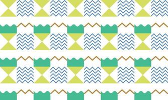 Memphis wave background with shape and line elements Vector