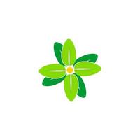symbol vector of swirl geometric leaf motion colorful design