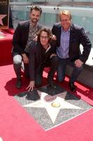 LOS ANGELES, MAY 9 -  Jason Thompson, Rick Springfield, Doug Dvidson at the Rick Springfield Hollywood Walk of Fame Star Ceremony at Hollywood Blvd on May 9, 2014 in Los Angeles, CA photo