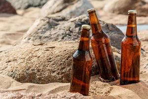 Beer on the beach photo