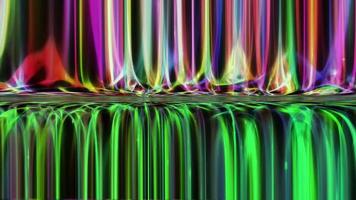 Abstract multicolored glowing liquid background video