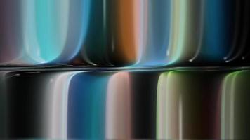 abstrakter mehrfarbiger leuchtender flüssiger hintergrund video