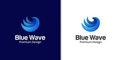 Abstract water wave ocean splash logo symbol and element vector design