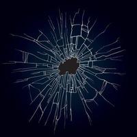 Broken glass illustration vector