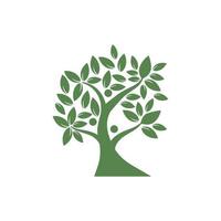 Tree Vector ,hand drawn,  illustration of  Olive tree vector design template