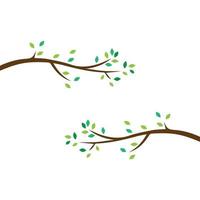 Vector branch , Hand drawn illustration of tree branch design template