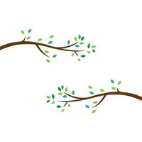 Vector branch , Hand drawn illustration of tree branch design template