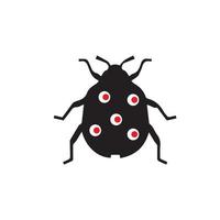 bug vector illustration icon design template