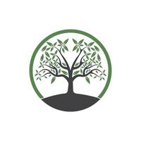 Tree Vector ,hand drawn,  illustration of  Olive tree vector design template