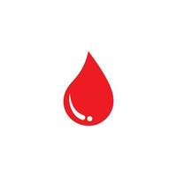 diseño de ilustración de icono de vector de plantilla de logotipo de sangre humana