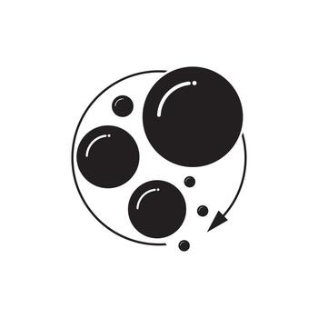 vector de icono de burbuja