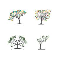 Tree Vector ,hand drawn,  illustration of  Olive tree vector design template