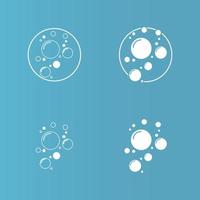 Bubble  icon vector