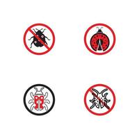 bug vector illustration icon design template