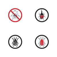 bug vector illustration icon design template