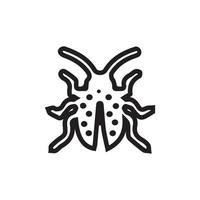 bug vector illustration icon design template
