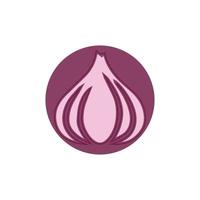 Garlic vector icon illustration design template