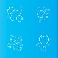 Bubble  icon vector