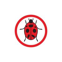 bug vector illustration icon design template