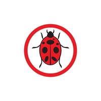 bug vector illustration icon design template