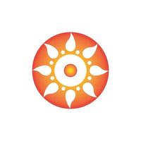 Sun Vector illustration Icon Logo Template design