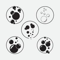 Bubble  icon vector