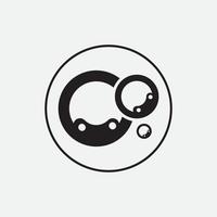 Bubble  icon vector