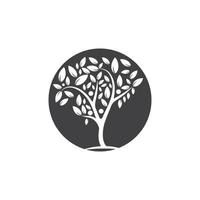 Tree Vector ,hand drawn,  illustration of  Olive tree vector design template