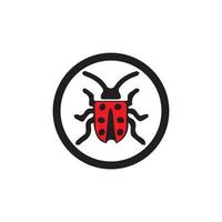 bug vector illustration icon design template