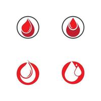 Human Blood logo template vector icon illustration design