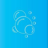 Bubble  icon vector