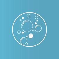 Bubble  icon vector