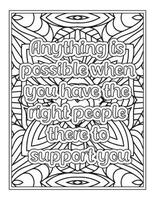 Best Friend Quotes Coloring Book, Quotes coloring Page vector