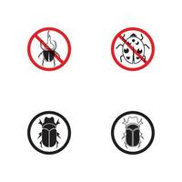 bug vector illustration icon design template