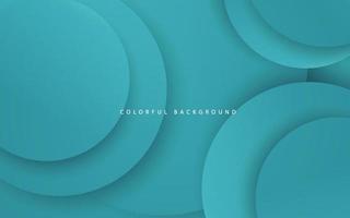 Abstract paper cyan color background vector