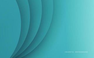 Abstract paper cyan color background vector